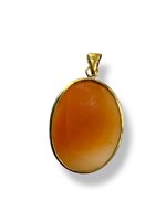 Pendant Mandile 1922 Woman Cammei  in Silver Conchiglia 2MCICM77 - 2MCICM77